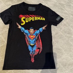 Phillipe Plein Superman with crystal T-Shirt